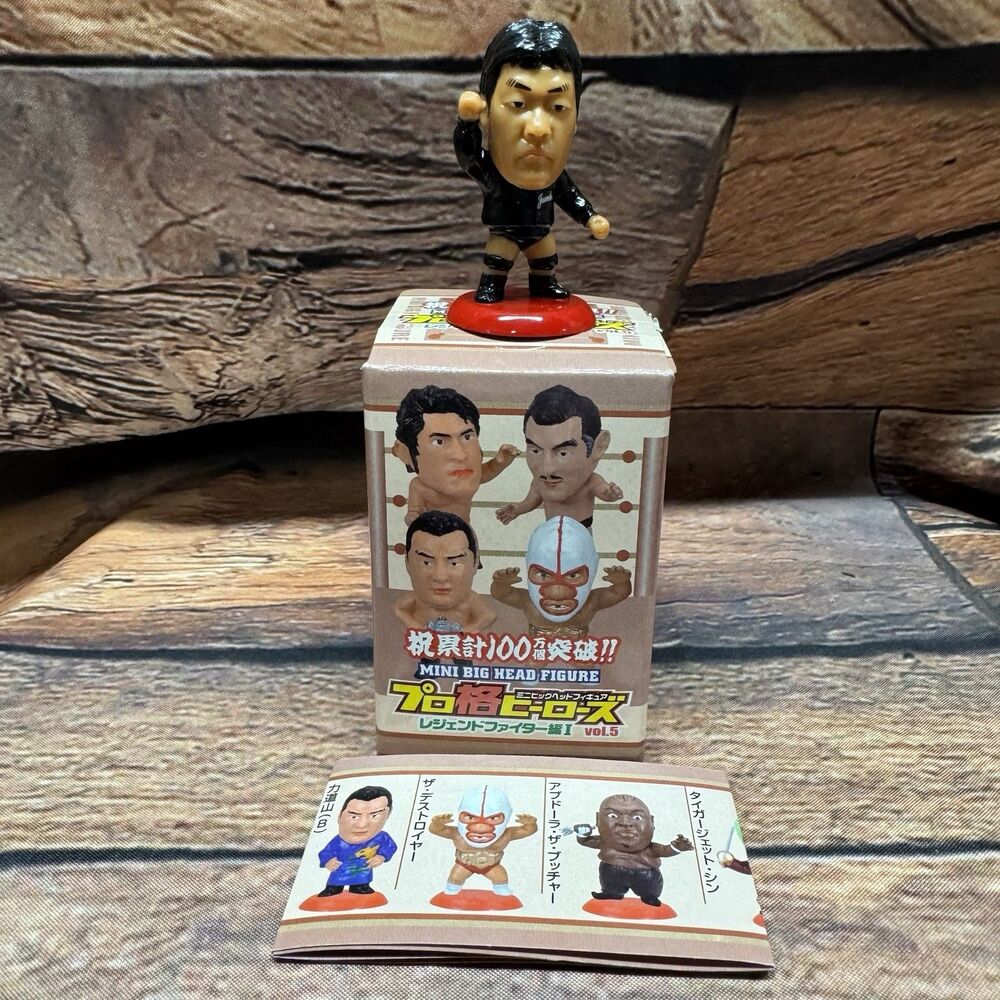Jumbo Tsuruta CharaPro Pro Kaku Heroes Vol 5 Legend Mini Big Head Figure Box